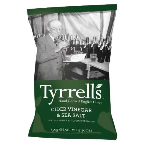 TYRRELLS CIDER VINEGAR & SEA SALT 150 G