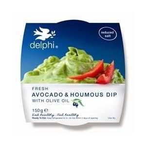 DELPHI AVOCADO & HUMMUS DIP 150G