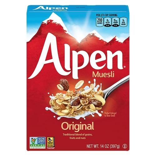 ALPEN ORIGINAL SWISS STYLE MUESLI 550G
