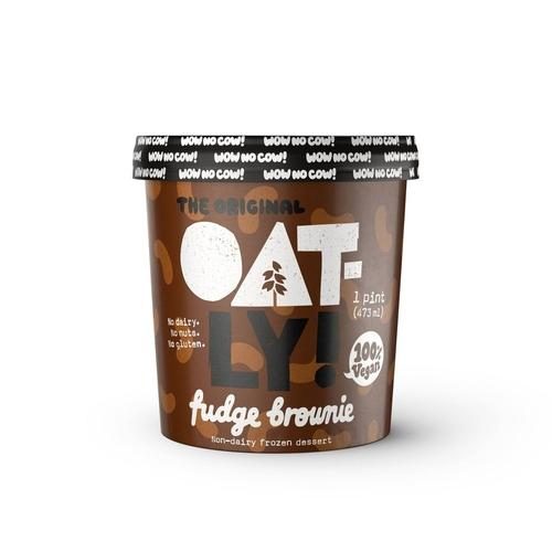 OATLY FUDGE BROWNIE FRZN DESSERT DF 16OZ