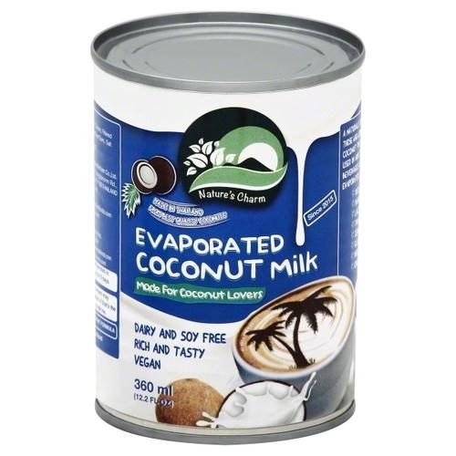 NATURES CHARM EVAPORATED COCONUT MILK 12.2 OZ.