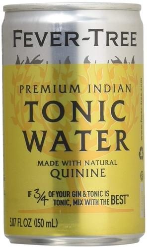 FEVER TREE INDIAN TONIC WATER CAN 8PK 150ML