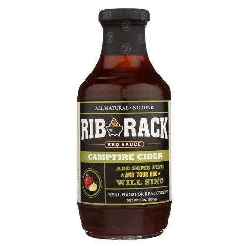 RIB RACK CAMPFIRE CIDER BBQ SAUCE 19OZ
