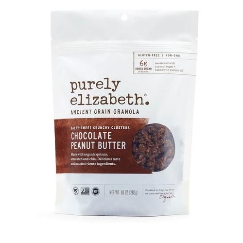 PURELY ELIZABETH CHOCOLATE SEA SALT PEANUT BUTTER GRANOLA 10OZ