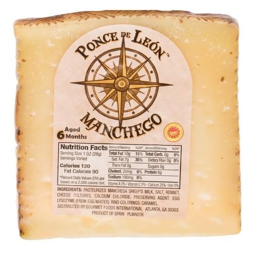 PONCE DELEON SLICED MANCHEGO 7 OZ.