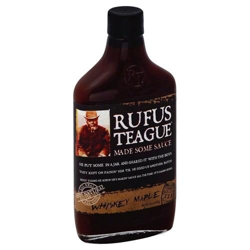 RUFUS TEAGUE WHISKEY MAPLE BBQ SAUCE 15OZ