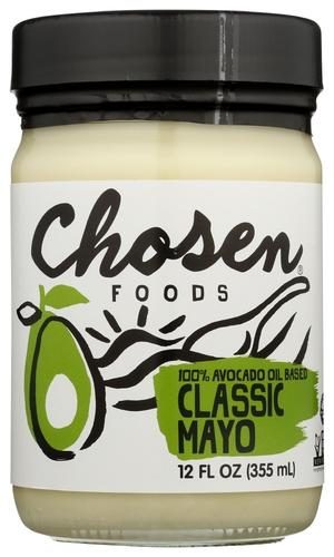 CHOSEN FOODS AVOCADO OIL MAYO TRADITIONAL 12 OZ