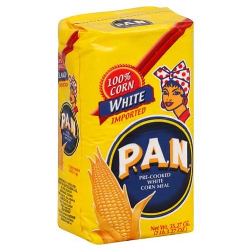 PAN PRECOOKED WHITE CORNMEAL 1KG