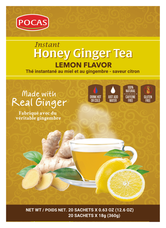POCG HONEY GINGER LEMON TEA 20CT