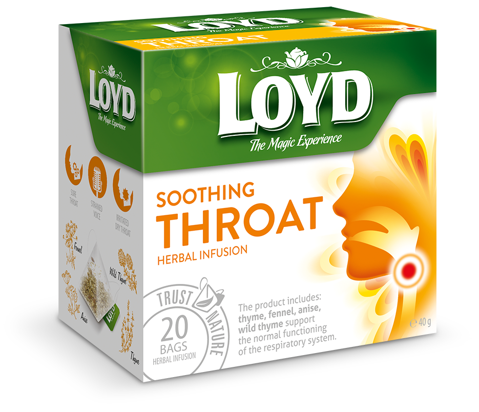 LOYD SOOTHING THROAT TEA 20CT