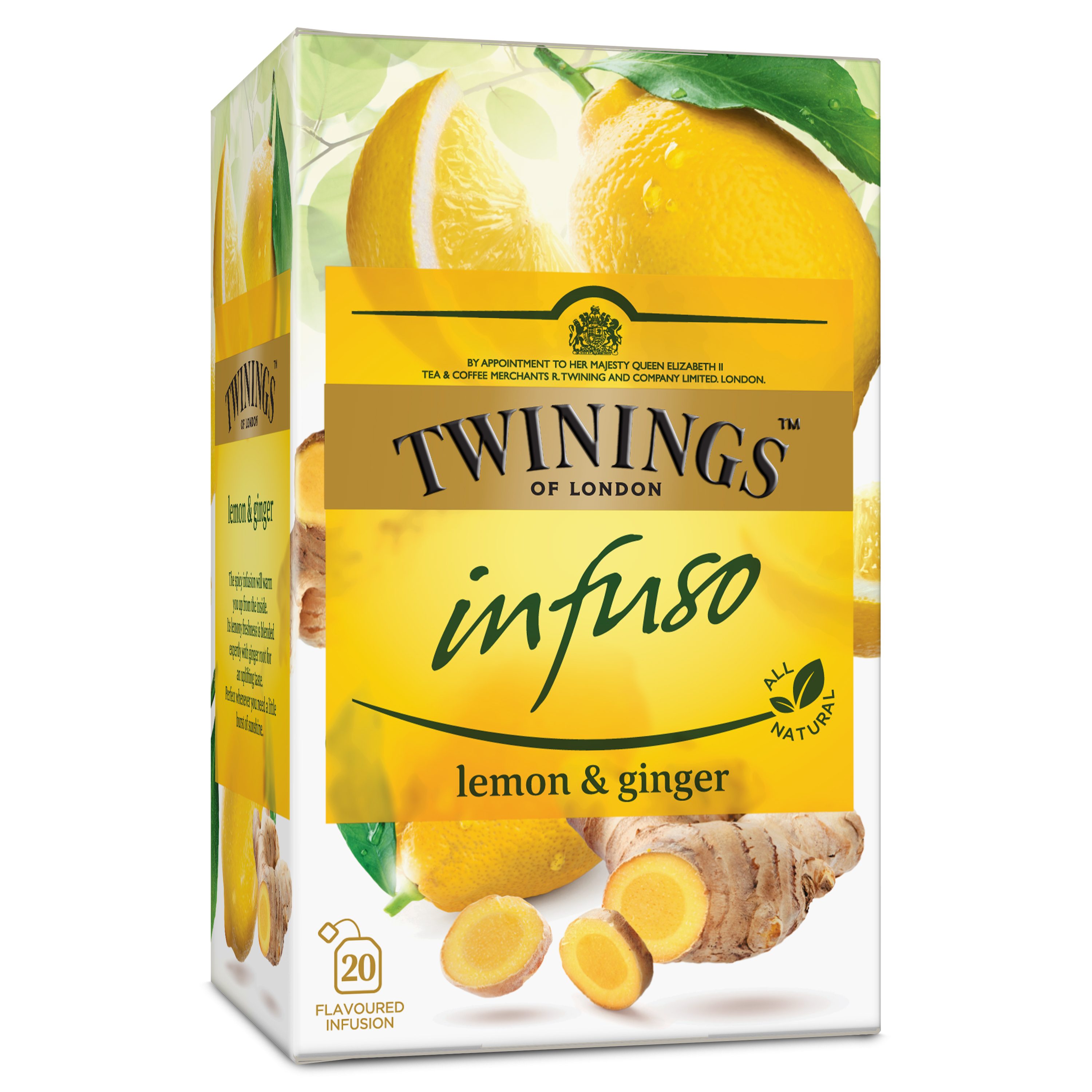 TWININGS INFUSO LEMON AND GINGER 20CT