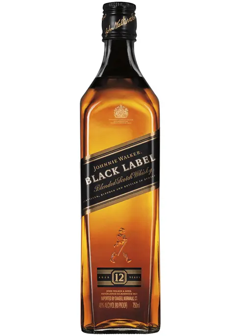 JOHNNIE WALKER BLACK LABEL 750ML