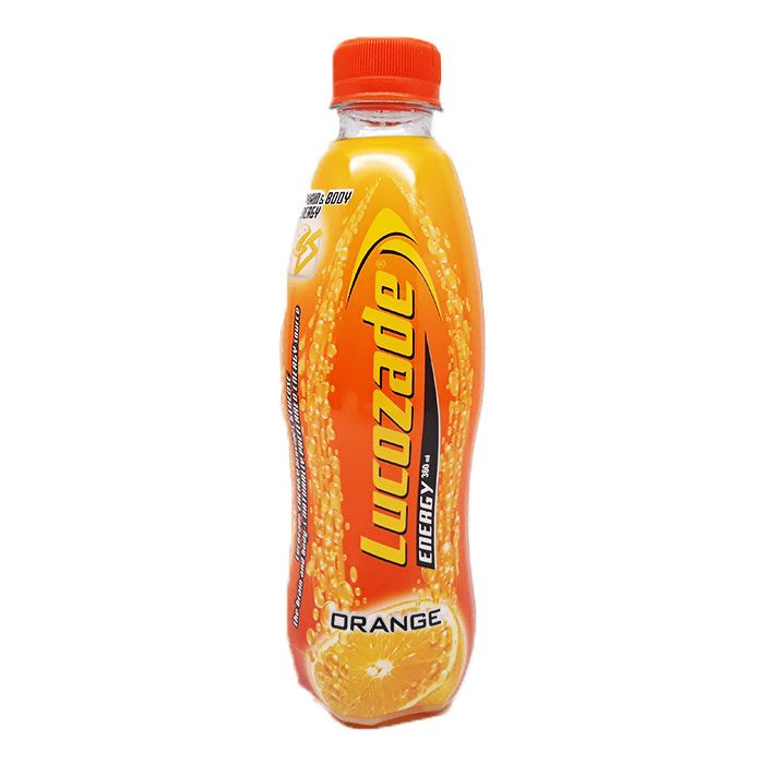 BBC LUCOZADE ORANGE 360 ML BOTTLE