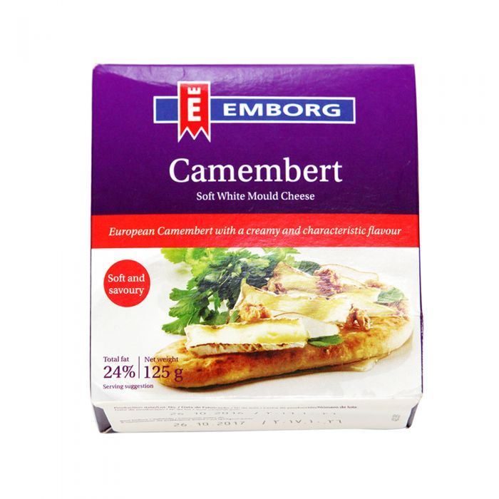 EMBORG CAMEMBERT CHEESE 125G
