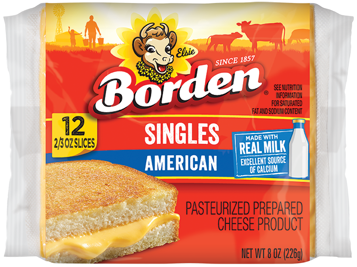 BORDEN AMERICAN SLICES 8OZ