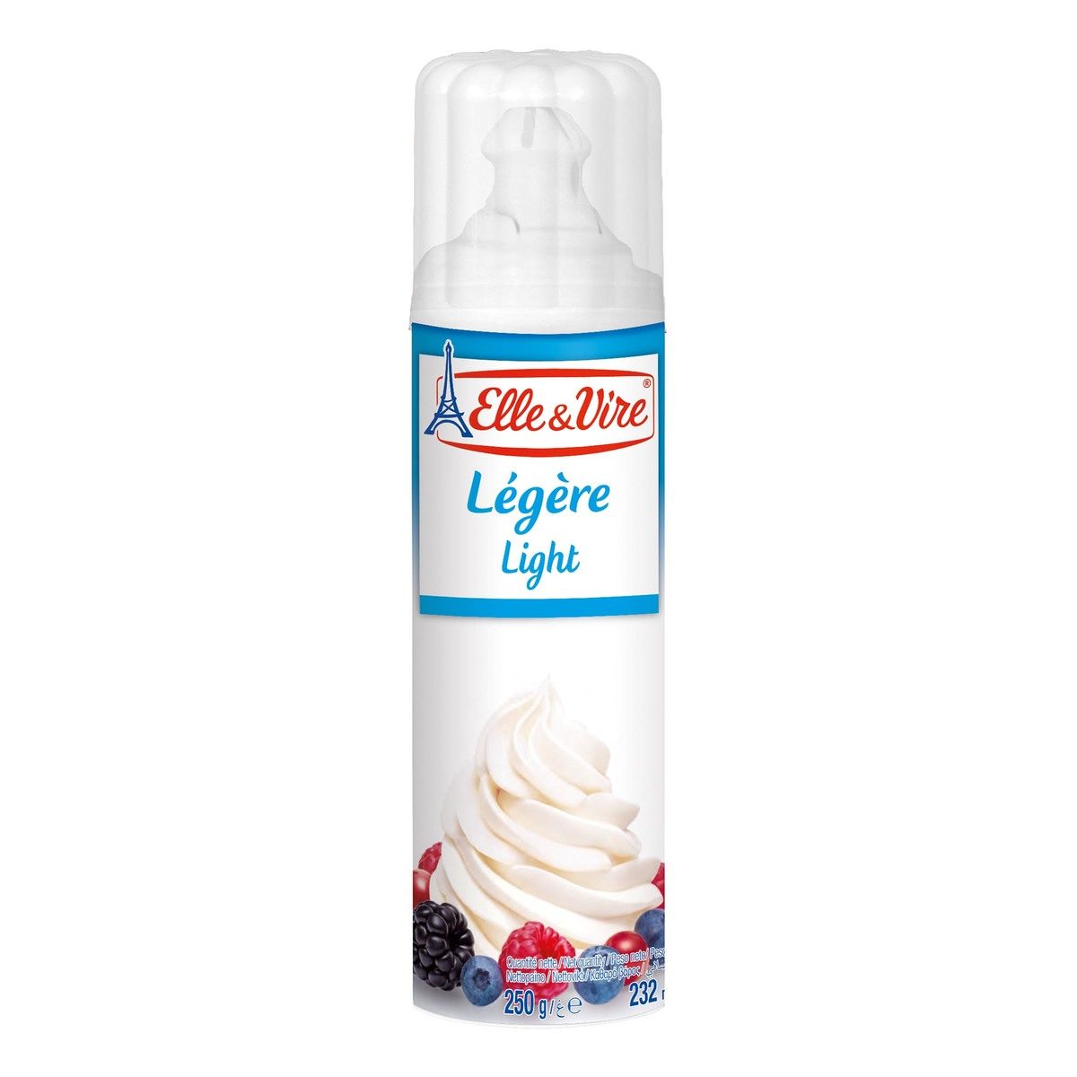 E&V WHIPPING CREAM LIGHT SPRAY 250G