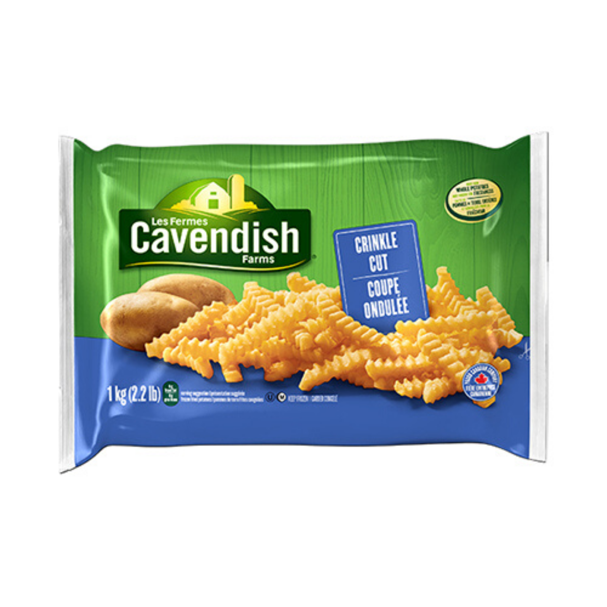 CAVENDISH CRINKLE CUT 800G