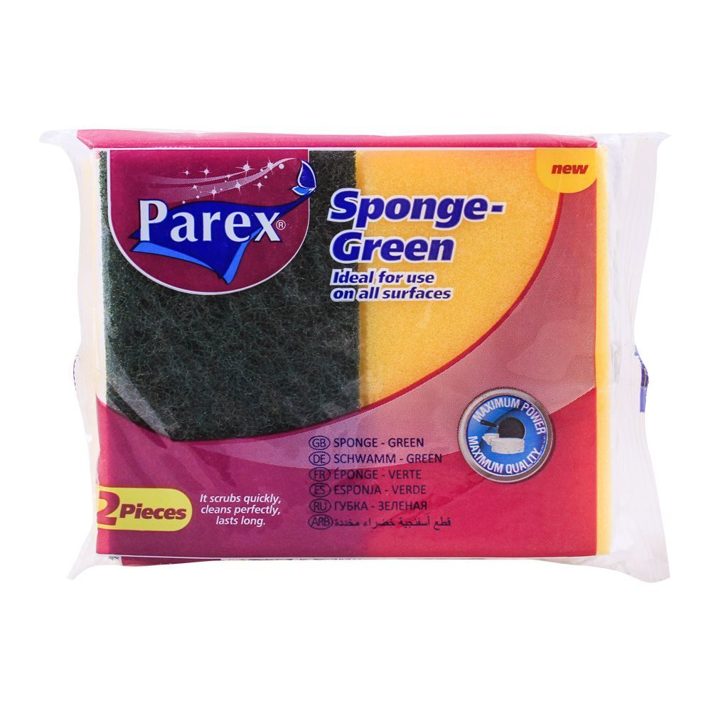 PAREX SPONGE GREEN 2PK