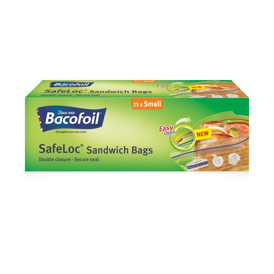 BACOFOIL SAFELOC SANDWICH BAGS