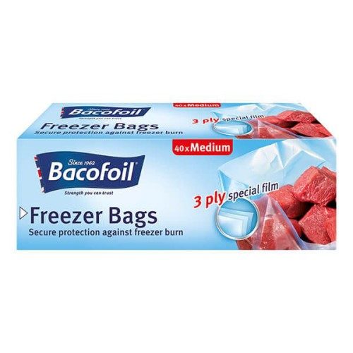 BACOFOIL MEDIUM FREEZER BAGS 5L