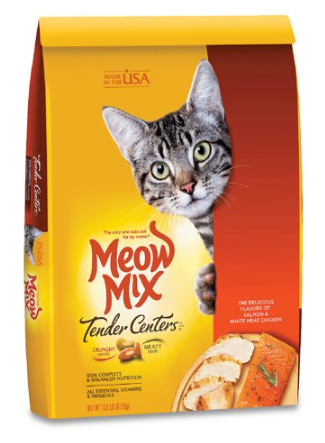 MEOW MIX TENDER CENTERS SALMON 3LB