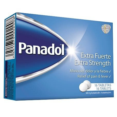 PANADOL TABLETS EX-STRENGTH 16CT 500G
