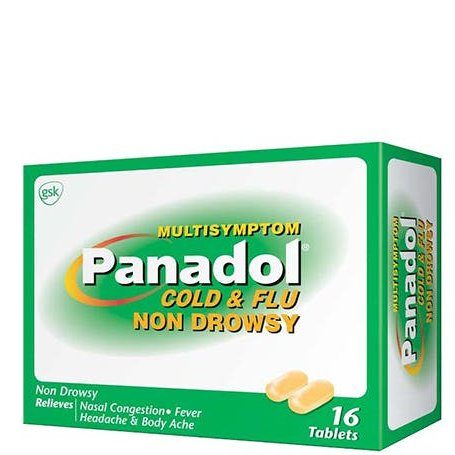 PANADOL COLD & FLU MULTI SYMPTOM 16CT