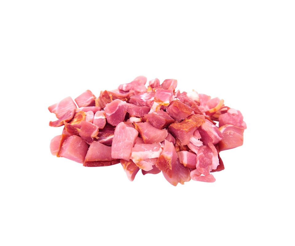 CM BACON - PIECES 1.5# PER KG