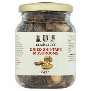 COOKS & CO DRIED SHIITAKE MUSHROOM 30G