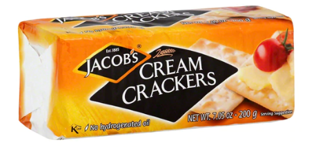 JACOBS CREAM CRACKERS 200G