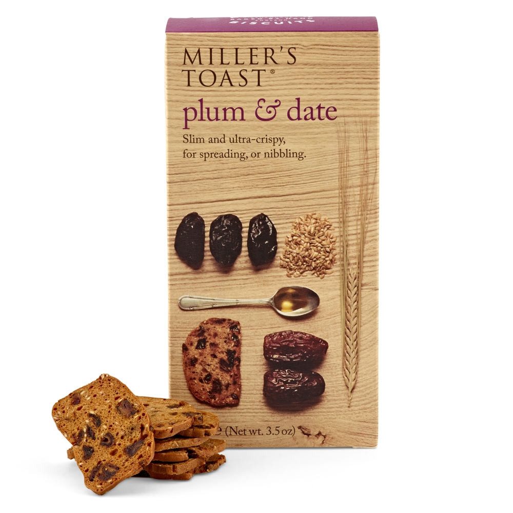 MILLERS TOAST PLUM & DATE 100G