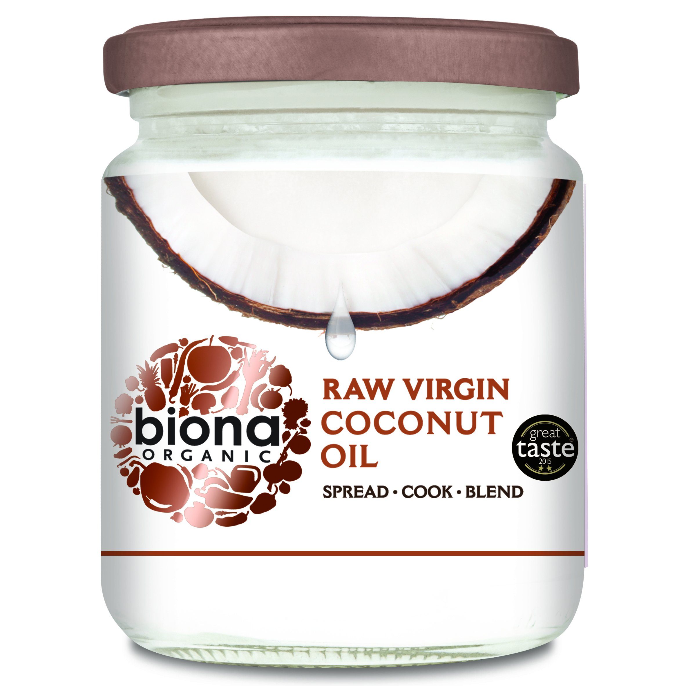 BIONA RAW ORGANIC VIRGIN COCONUT OIL 200G