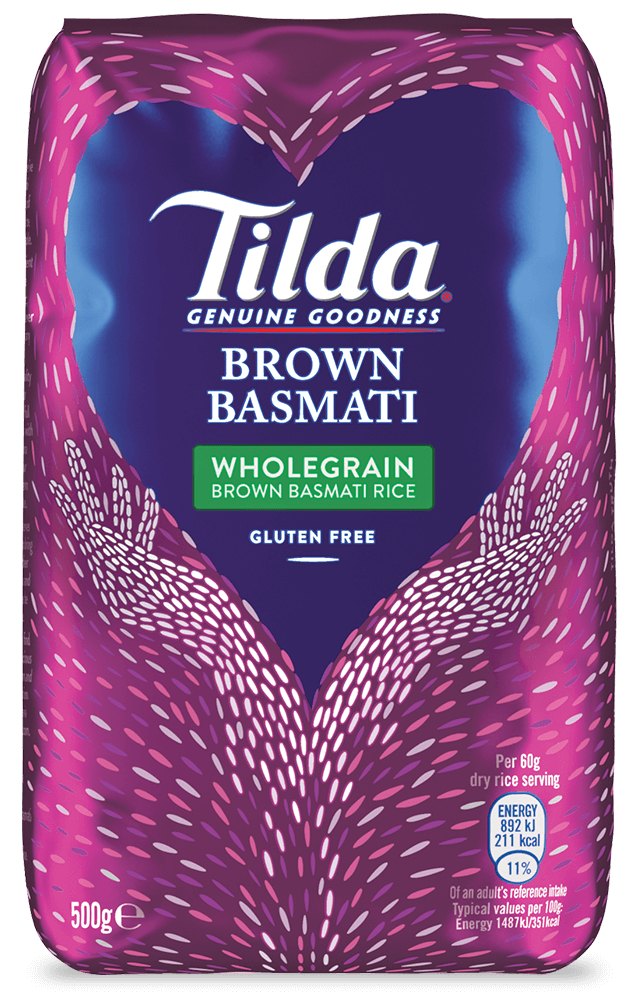 TILDA WHOLEGRAIN BASMATI RICE 500G