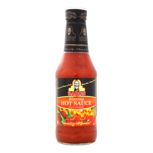 BARON BLAZING HOT SAUCE 5 OZ