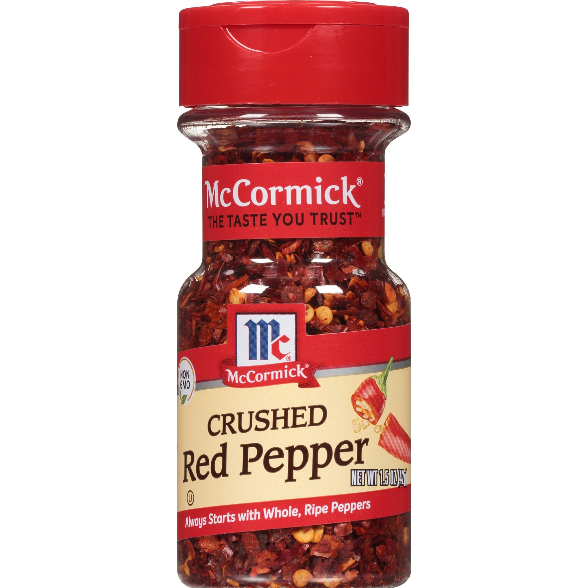 MCCORMICK CRUSHED RED PEPPER FLAKES 1.5OZ