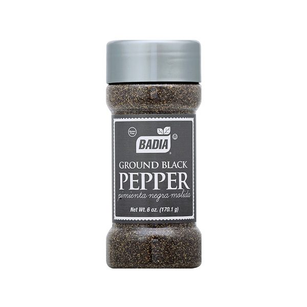 BADIA GROUND BLACK PEPPER 6OZ