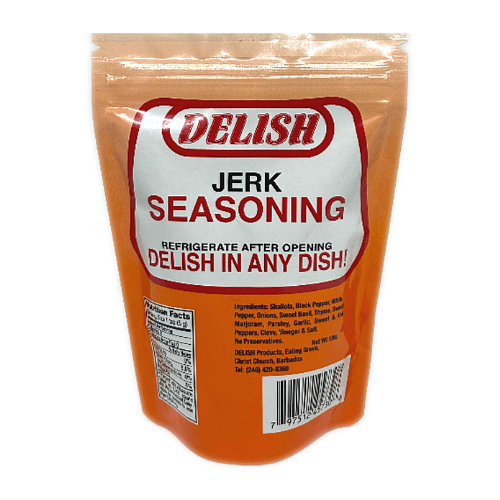 DELISH BAJAN JERK SEASONING 180G (PACKET)