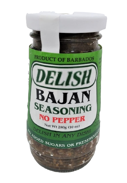 DELISH BAJAN SEASONING NO PEPPER 10 OZ (JAR)