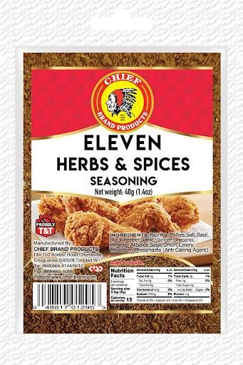 CHIEF ELEVEN HERBS & SPICES 40G
