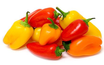 TRI COLOUR MINI S PEPPERS 1 LB
