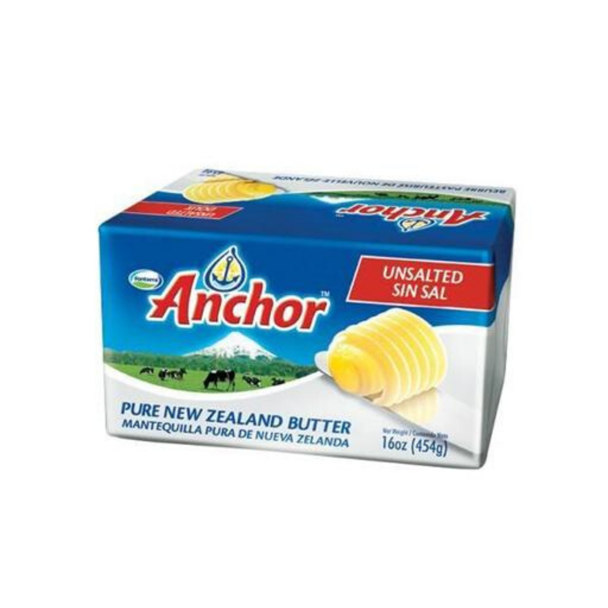 ANCHOR UNSALTED NEW ZEALAND BUTTER 16 OZ