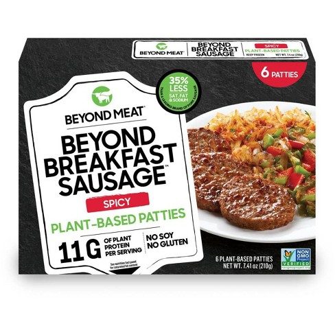 BEYOND MEAT BFAST SAUSAGE PATTIE SPICY 7.4 OZ.