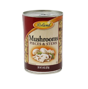 ROLAND MUSHROOMS PIECES & STEMS 8 OZ
