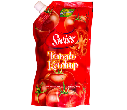 SWISS KETCHUP POUCH 330ML