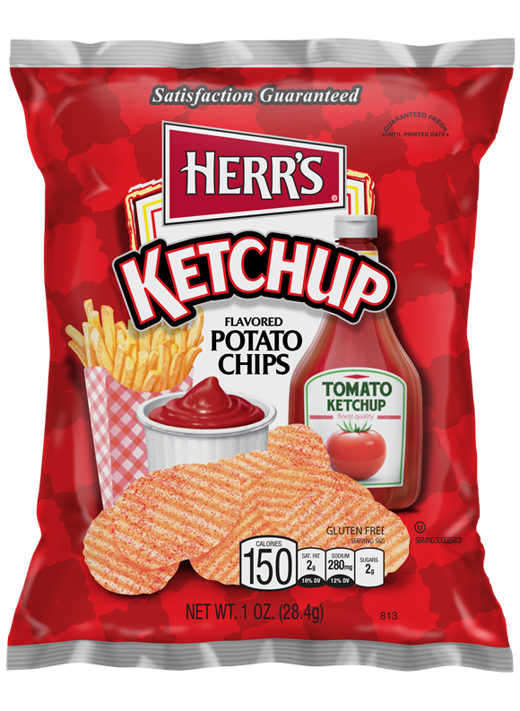 HERRS RED HOT POTATO CHIPS 1OZ