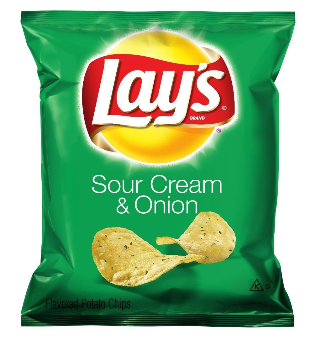LAYS SOUR CREAM & ONION 1OZ