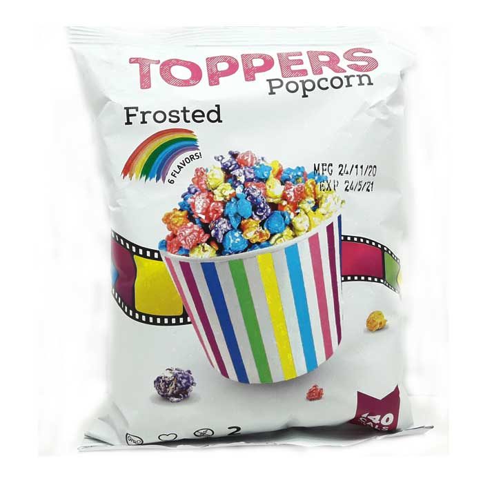 TOPPERS FROSTED POPCORN 56G
