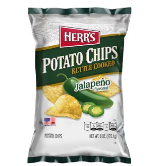 HERRS KC JALAPENO POTATO CHIPS 5OZ