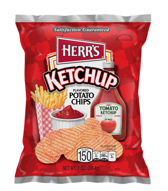 HERRS ORIGINAL POTATO CHIPS 1OZ