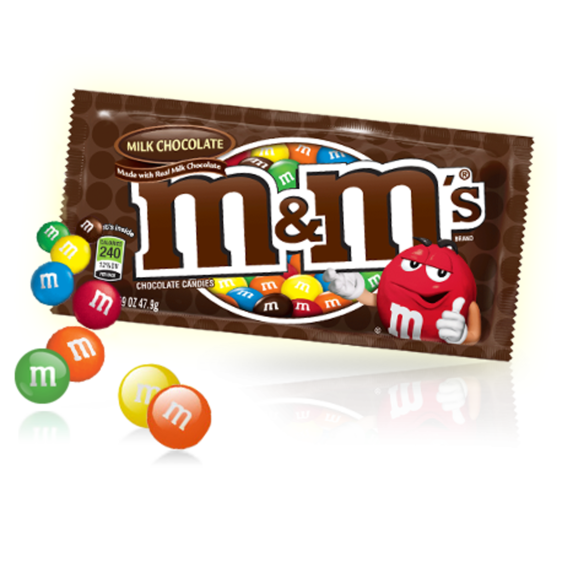 M&M MILK CHOCOLATE CANDIES 1.69OZ
